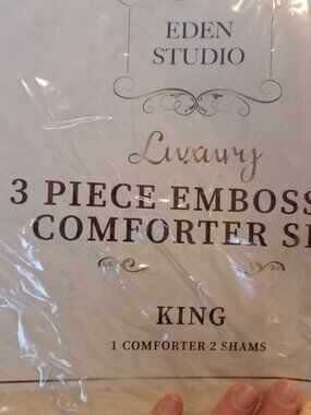 king comforter set 1 comforter and 2 shams